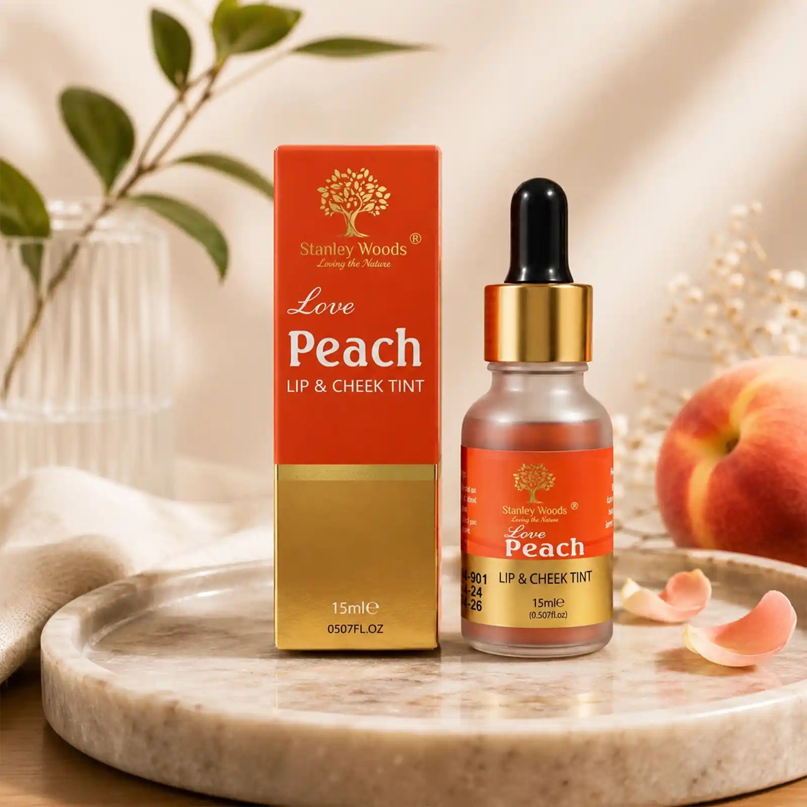 Lip and Cheek Tint (Peach)