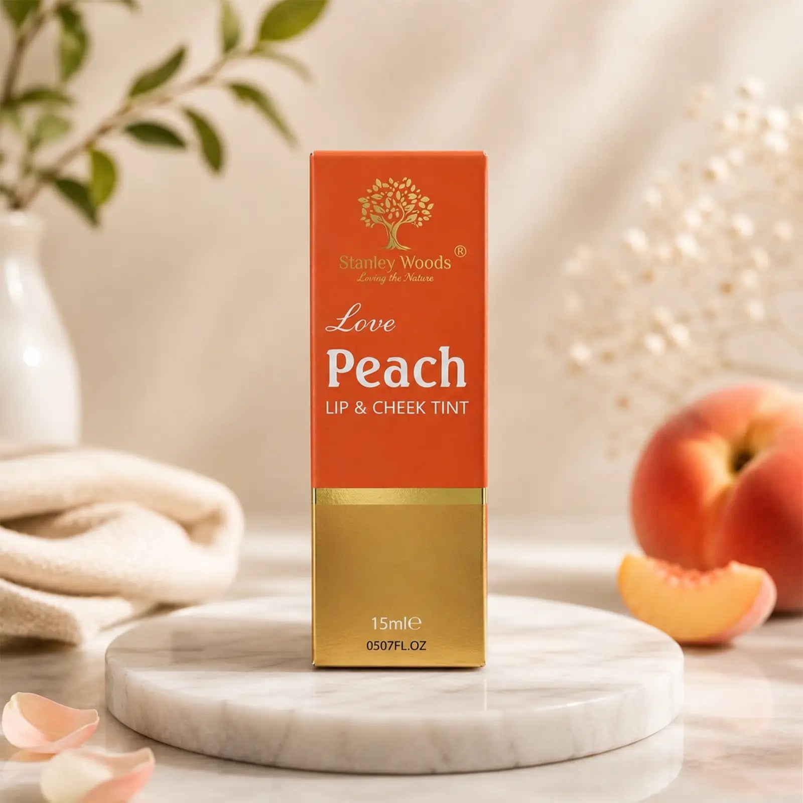 Lip and Cheek Tint (Peach)